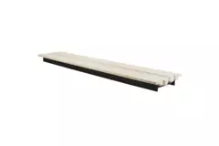 Profilé intermédiaire Ergovent pour diffuseurs modulaires à fentes enfichables 1050 mm - 1 fente