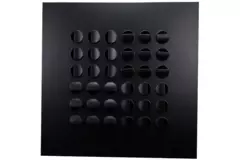 Diffuseur plafonnier multi-buses 596x596mm - MN48 RAL9005 30% gloss