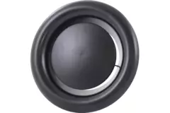 Valve de ventilation 200 mm métal - E-DVS200 RAL9005 30% brillant