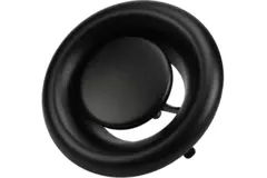 Valve d'échappement de ventilation en métal 100mm avec ressorts de friction - DVS-C100 - RAL 9005 30% brillant