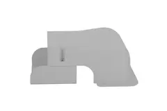 Bouchon mural ClimaConnect pour gaine de montage 75 mm - RAL 9010