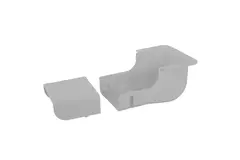 Bouchon mural ClimaConnect pour gaine de montage 75 mm - RAL 9010