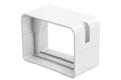 Raccord ClimaConnect pour gaine de montage 75 mm - RAL 9010