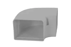 ClimaConnect 90° coude plat pour gaine de montage 100 mm - RAL 9010