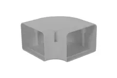 ClimaConnect 90° coude plat pour gaine de montage 100 mm - RAL 9010