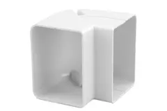 Coude extérieur ClimaConnect pour gaine de montage 75 mm - RAL 9010
