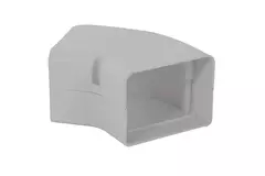 ClimaConnect Coude plat 45° pour gaine de montage 100 mm - RAL 9010