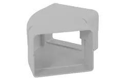 ClimaConnect Coude plat 45° pour gaine de montage 100 mm - RAL 9010