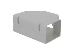 ClimaConnect Pièce en T pour gaine de montage 100 mm - RAL 9010