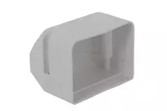 Embout ClimaConnect pour gaine de montage 75 mm - RAL 9010