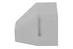 Embout ClimaConnect pour gaine de montage 75 mm - RAL 9010