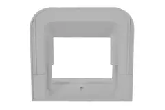 Rosace murale ClimaConnect pour canal de montage 75 mm - RAL 9010