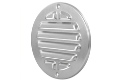 Grille extérieure ronde 80 mm - aluminium anodisé