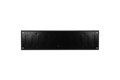 Grille murale réglable 400x100 mm métal - RAL9005 30% brillant