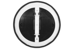Diffuseur plafonnier rond avec motif fixe Ø 150 mm - RAL9016