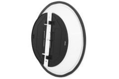 Diffuseur plafonnier rond avec motif fixe Ø 150 mm - RAL9016