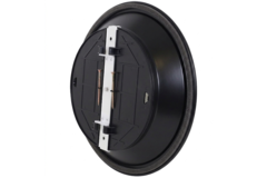 Diffuseur plafonnier rond avec motif fixe Ø 300 mm - RAL9005 30% gloss