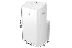 Climatiseur mobile Kizura Sora R290 3,5 kW