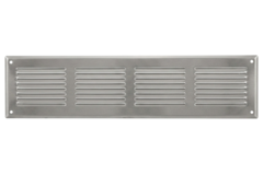 Grille murale 400x100mm aluminium - non laqué