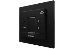 Couvercle noir pour capteur de contrôle encastré Orcon CO₂ 15RF