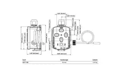 Belimo cable sonde de température 4-20 mA - sonde 50x6 mm - 2 mètres - 22CT-14H