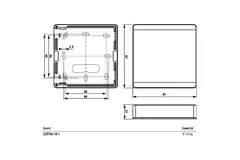 Belimo sonde d'ambiance pour CO₂, humidité et température - MP-Bus - 22RTM-18-1