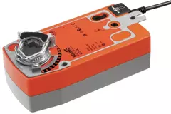 Servomoteur de vanne rotative Belimo avec retour par ressort 24V - ouvert/fermé - 10 Nm - NF24A