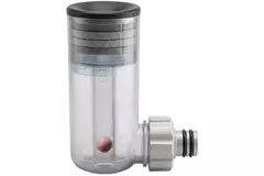 Siphon encastré sans eau pour l'évacuation de la condensation.