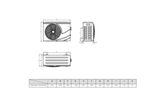 Pompe à chaleur pour piscine Kizura Maxinverter-13S 230V R32 12,8 kW