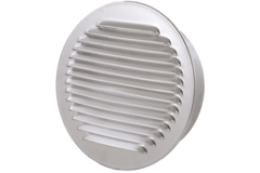 Grille d'aération ronde 80 mm aluminium - EL-A-R80 ALU