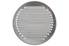 Grille d'aération ronde 80 mm aluminium - EL-A-R80 ALU