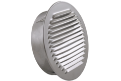 Grille d'aération ronde 80 mm aluminium - EL-A-R80 ALU
