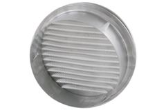 Grille d'aération ronde 80 mm aluminium - EL-A-R80 ALU