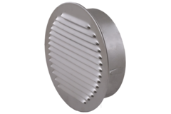Grille d'aération ronde 80 mm aluminium - EL-A-R80 ALU