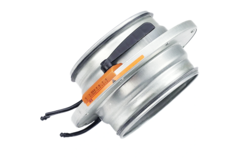 Clapet d'iris 150 mm - acier inoxydable 316L - IRIS150