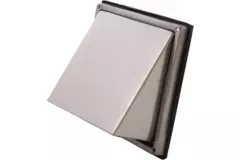 Grille frontale en acier inoxydable 150 mm avec clapet anti-retour à entrée haute - EL-SS-BD150 SS