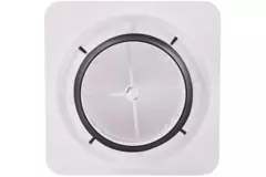 ClimaConnect Design : registre carré Ø 125 mm - blanc