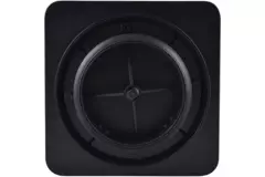 Clapet ClimaConnect Design carré Ø 125 mm - noir