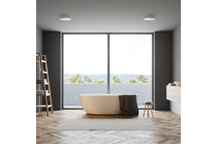 Clapet ClimaConnect Design rond, Ø 125 mm - blanc