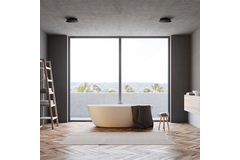 Clapet ClimaConnect Design rond, Ø 125 mm - noir