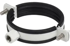 Support métallique de 200 mm de diamètre avec caoutchouc (livraison par transporteur) RAL9010
