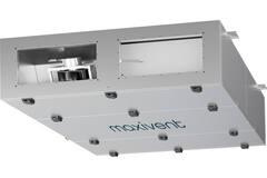 Centrales de traitement d'air Maxivent WTW avec échangeur à contre-courant de 3 500 m³/h et batterie à eau chaude à gauche - PHE 3500 F WOJL