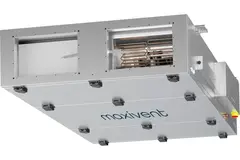 Centrales de traitement d'air Maxivent WTW avec échangeur à contre-courant de 1 300 m³/h et batterie à eau chaude à droite - PHE 1300 F WOJR