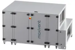Centrales de traitement d'air Maxivent WTW avec échangeur à contre-courant 4 200 m³/h, avec batterie à eau chaude horizontale à droite - PHE 4200 H WOJR T 01