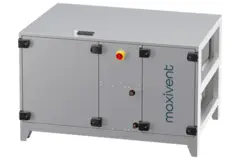 Centrales de traitement d'air Maxivent WTW avec roue thermique 2 000 m³/h et batterie à eau chaude, horizontale à droite - RHE 2000 H WOJR