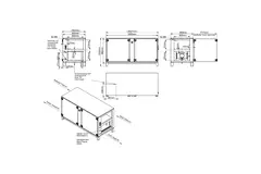 Centrales de traitement d'air Maxivent WTW avec échangeur à contre-courant de 2 000 m³/h et batterie à eau chaude, horizontale à gauche - PHE 2000 H WOJL