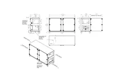 Centrales de traitement d'air Maxivent WTW avec échangeur à contre-courant 2 800 m³/h, avec réchauffeur électrique, disposition horizontale à gauche - PHE 2800 H EOJL