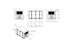Centrales de traitement d'air Maxivent WTW avec échangeur à contre-courant 4 200 m³/h, orientation horizontale à droite - PHE 4200 H OOJR T 01