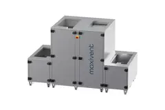 Centrales de traitement d'air Maxivent WTW avec échangeur à contre-courant 5 000 m³/h, montage vertical à droite - PHE 5000 V OOJR T