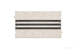Raccord Ergovent pour grilles linéaires modulaires à emboîter 500 mm - 3 fentes